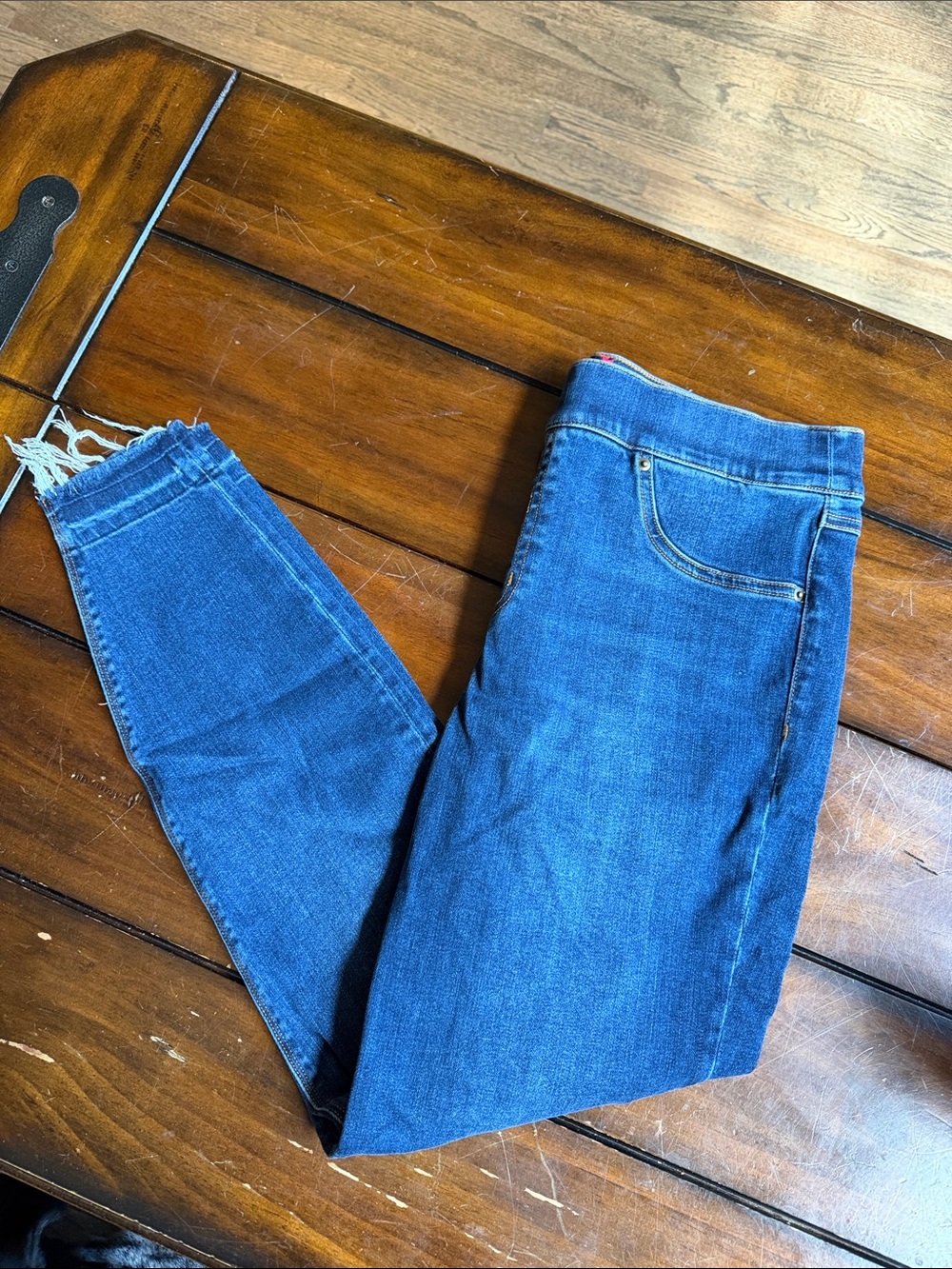 Spanx Size Large Denim Leggings